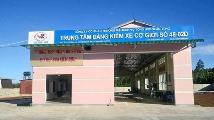 Trung tâm Đăng kiểm xe cơ giới 48-02D