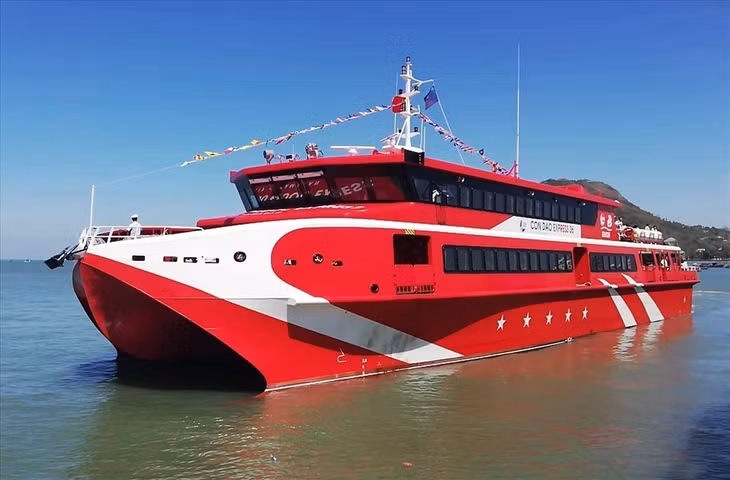 Loại tàu dự kiến sử dụng chạy tuyến TP.HCM - Côn Đảo.