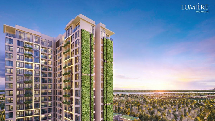 LUMIÈRE Boulevard dự án có kiến trúc xanh 3D hàng đầu Việt Nam được phát triển bởi Masterise Homes tại trái tim đô thị Vinhomes Grand Park