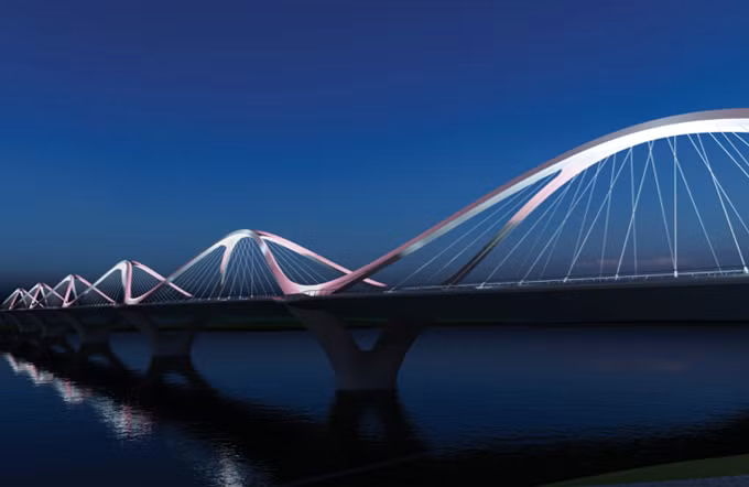 Phương án kiến trúc cầu Trần Hưng Đạo được TP. Hà Nội lựa chọn