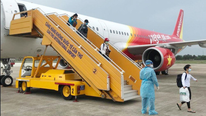 Một chuyến bay của VietJet đưa công dân Việt Nam về nước. Ảnh minh họa Một chuyến bay của VietJet đưa công dân Việt Nam về nước. Ảnh minh họa