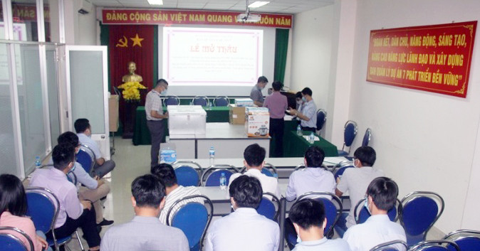 Toàn cảnh lễ mở thầu 4 gói thầu xây lắp tuyến cao tốc Vĩnh Hảo - Phan Thiết