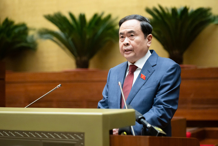 Chủ tịch Quốc hội Trần Thanh Mẫn phát biểu khai mạc Kỳ họp