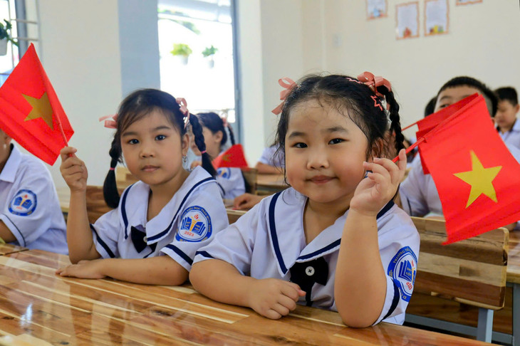 Học sinh Trường Tiểu học Trần Quốc Toản, Quận 12, TP.HCM