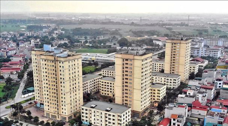 Khu nhà ở xã hội tại xã Kim Chung, huyện Đông Anh (Hà Nội) dành cho công nhân Khu công nghiệp Thăng Long, là dự án phù hợp với đa số người lao động