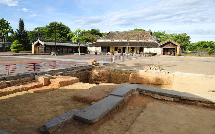 Điện Cần Chánh được khảo cổ học trước lúc trùng tu