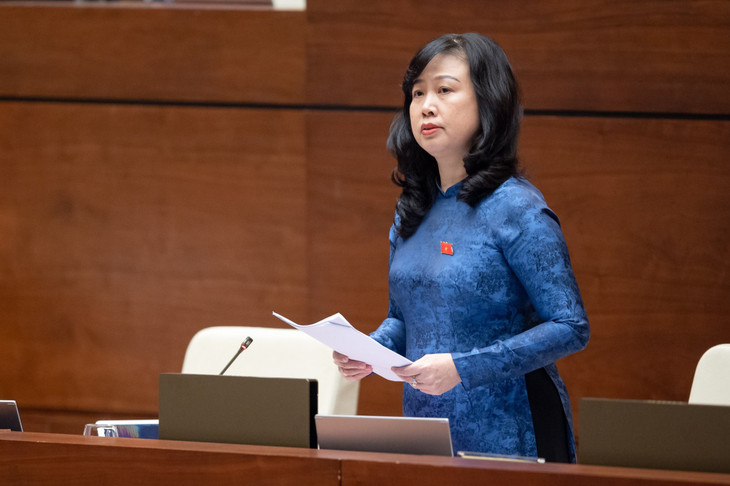 Bộ trưởng Bộ Y tế Đào Hồng Lan đã giải trình, làm rõ một số vấn đề đại biểu Quốc hội quan tâm