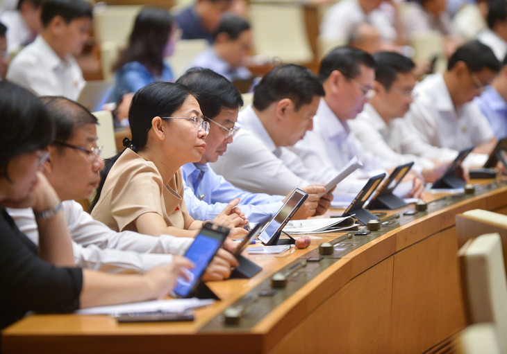 Các đại biểu tham gia phiên họp