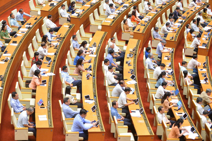 Các đại biểu tại phiên họp