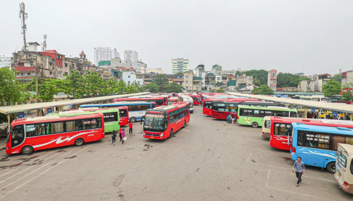 Công ty CP bến xe Hà Nội sẽ bố trí tăng cường thêm 627 lượt xe tại 3 bến Gia Lâm, Mỹ Đình và Giáp Bát.