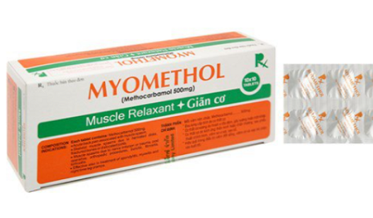 Thuốc Myomethol do Công ty R.X. Manufacturing Co., Ltd. (Thái Lan) sản xuất.
