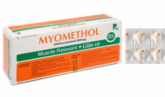 Thuốc Myomethol do Công ty R.X. Manufacturing Co., Ltd. (Thái Lan) sản xuất.