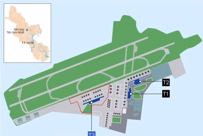 Quy hoạch nhà ga T3