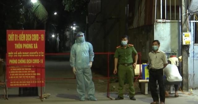 Chốt kiểm soát thôn Phong Xá (Đông Phong, Yên Phong, Bắc Ninh)