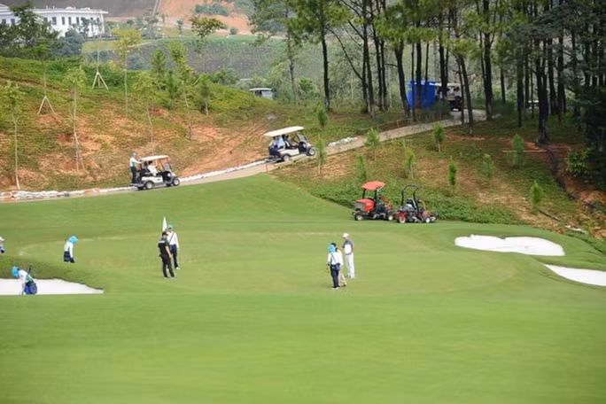 Sân golf FLC Hạ Long, nơi Công ty CP Tập đoàn FLC đã đào các giếng khoan trái phép