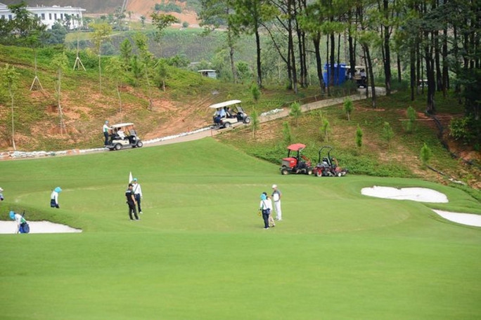 Sân golf FLC Hạ Long, nơi Công ty CP Tập đoàn FLC đã đào các giếng khoan trái phép