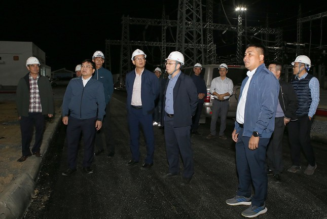 Đoàn công tác kiểm tra tình hình thi công Dự án Trạm biến áp 220kV Nghĩa Lộ