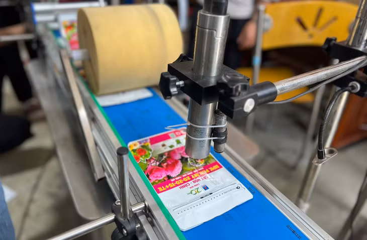 Dây chuyền in ấn và đóng gói tự động sản phẩm Phú Mỹ Garden
