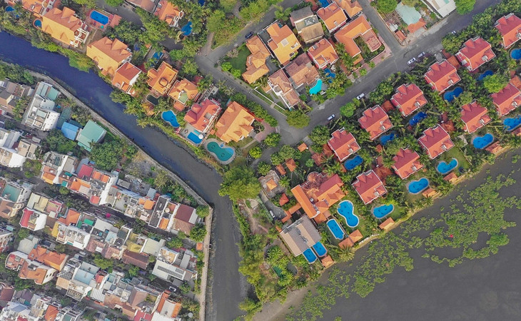 11 biệt thự, nhà ở khu Thảo Điền xây không phép. Ảnh minh họa