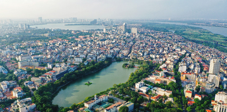 Một góc quận Hoàn Kiếm