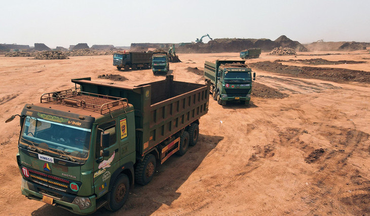 Công trường sân bay Long Thành