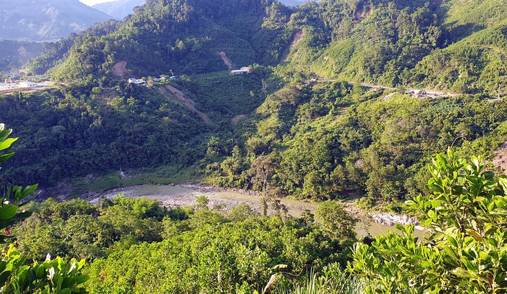 Khu vực dự kiến xây dựng thủy điện Đăk Di 4, huyện Nam Trà My Khu vực dự kiến xây dựng thủy điện Đăk Di 4, huyện Nam Trà My