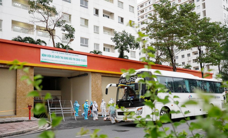 Bệnh viện dã chiến số 3 đặt tại khu tái định cư phường An Khánh (TP.Thủ Đức) bắt đầu tiếp nhận bệnh nhân Covid-19 Bệnh viện dã chiến số 3 đặt tại khu tái định cư phường An Khánh (TP.Thủ Đức) bắt đầu tiếp nhận bệnh nhân Covid-19