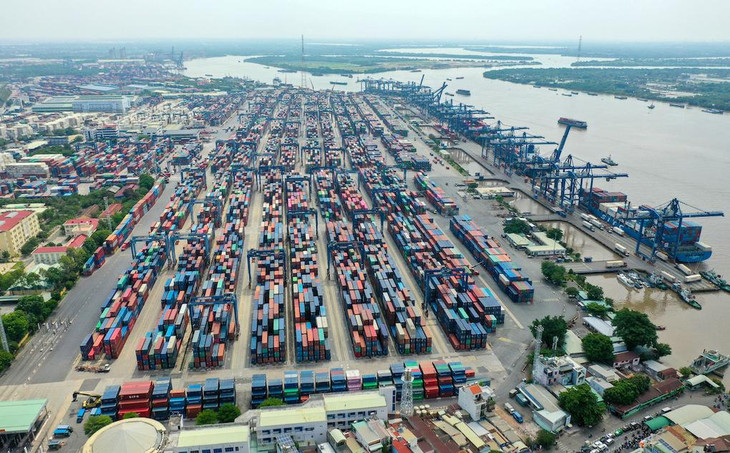 Cảng Cát Lái container tồn bãi đã chạm ngưỡng 100% công suất