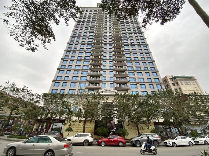 Bộ Công an đang vào cuộc xác minh 11 dự án bất động sản của Tập đoàn Tân Hoàng Minh tại Hà Nội, trong ảnh là một dự án của doanh nghiệp này trên đường Nguyễn Văn Huyên (quận Cầu Giấy, Hà Nội)