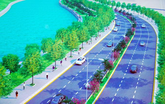 Mô phỏng tuyến đường ven sông Đồng Nai