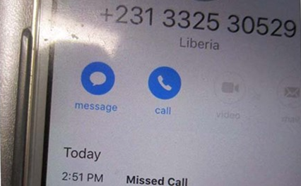 Cuộc gọi từ đầu số nước ngoài sẽ hiển thị dấu + và mã số lạ, thay vì đầu số 84 của Việt Nam