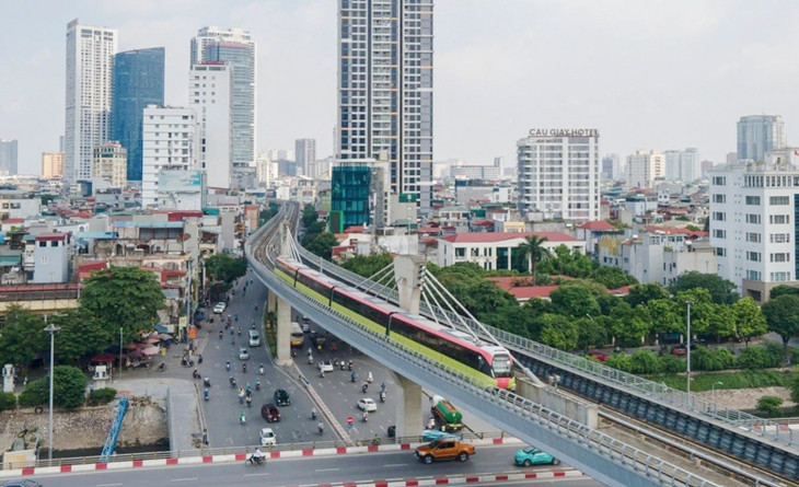 Tàu metro Nhổn - ga Hà Nội