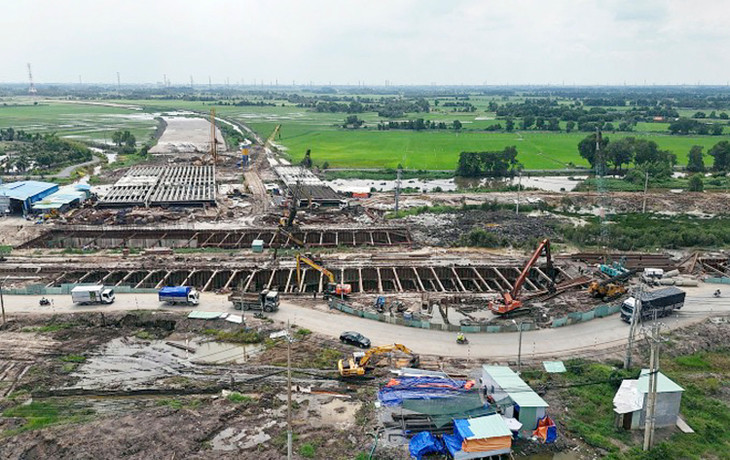 Công trường Vành đai 3 đoạn qua huyện Củ Chi