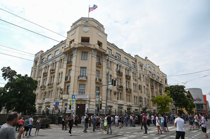 Quang cảnh ở thành phố Rostov on Don, Liên bang Nga ngày 24/6. Nguồn: Reuters