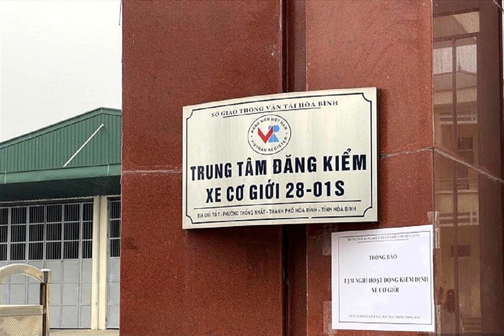Trung tâm Đăng kiểm xe cơ giới Hòa Bình 28-01S hoạt động trở lại.