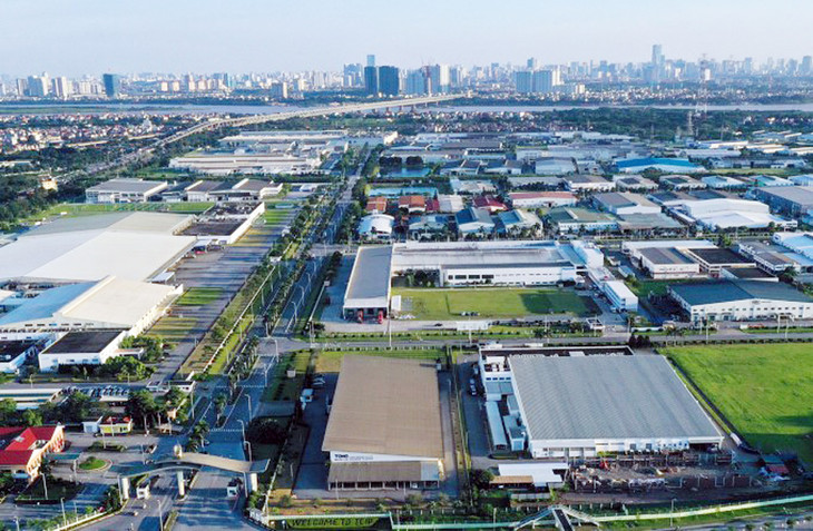 Một góc Khu công nghiệp Bắc Thăng Long, huyện Đông Anh Một góc Khu công nghiệp Bắc Thăng Long, huyện Đông Anh