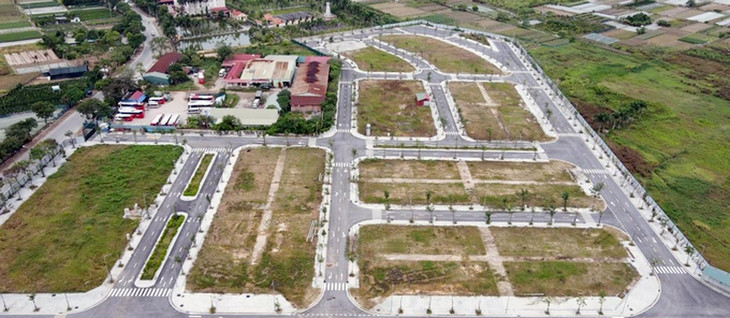 Đất đấu giá ở huyện Đông Anh (Hà Nội) vẫn được trả giá cao. Ảnh minh họa