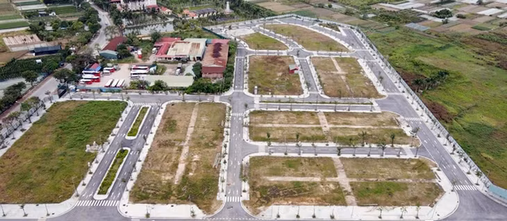 Đất đấu giá ở huyện Đông Anh (Hà Nội) vẫn được trả giá cao. Ảnh minh họa