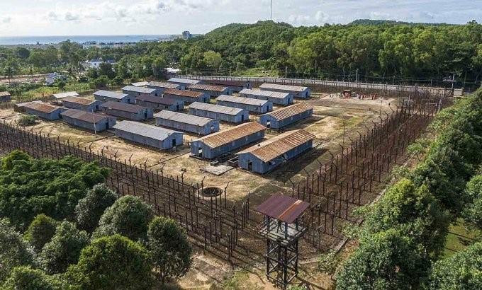 Một phân khu ở di tích nhà tù Phú Quốc