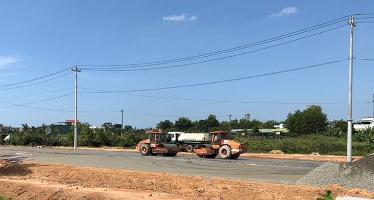 Công trình đường nối cầu Thạch Bích