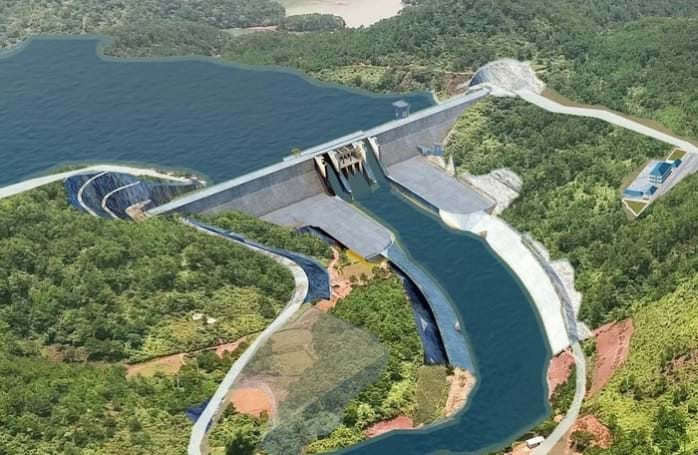 Phối cảnh dự án hồ thủy lợi Ka Pét