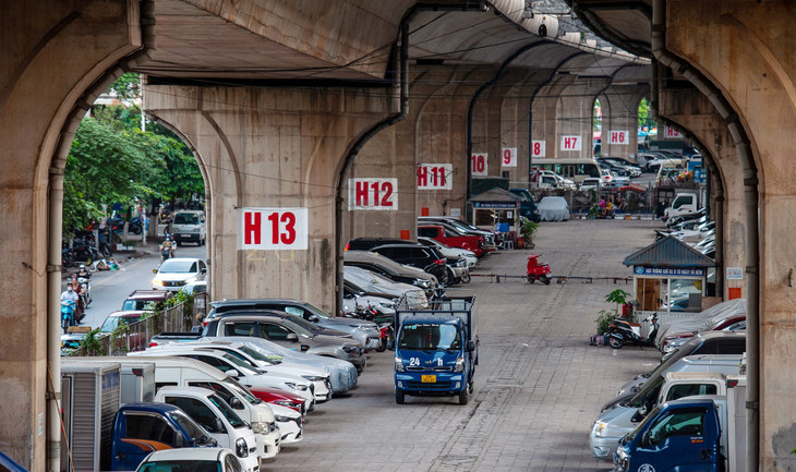 Hà Nội có nhu cầu cầu lớn về bãi đỗ xe dưới gầm cầu