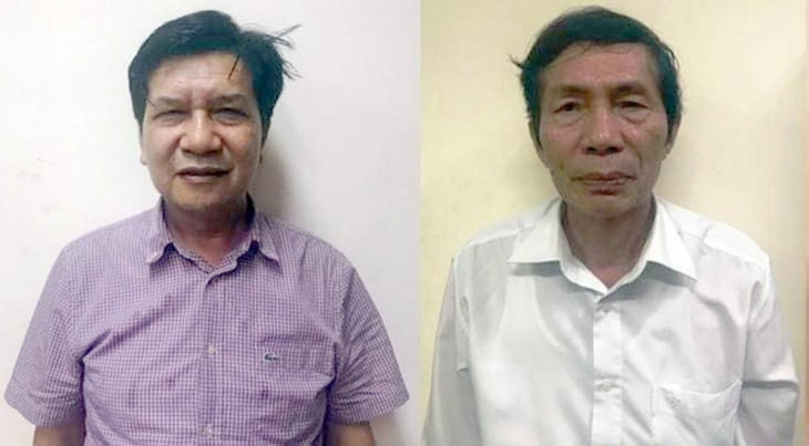 Bị can Trần Ngọc Hà (trái, cựu Chủ tịch HĐTV, cựu Tổng giám đốc VEAM) và Lâm Chí Quang (cựu Tổng giám đốc VEAM) Bị can Trần Ngọc Hà (trái, cựu Chủ tịch HĐTV, cựu Tổng giám đốc VEAM) và Lâm Chí Quang (cựu Tổng giám đốc VEAM)