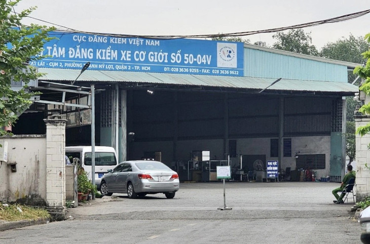Trung tâm đăng kiểm 50-04V tại Khu công nghiệp Cát Lái, phường Thạnh Mỹ Lợi, TP. Thủ Đức, TP.HCM