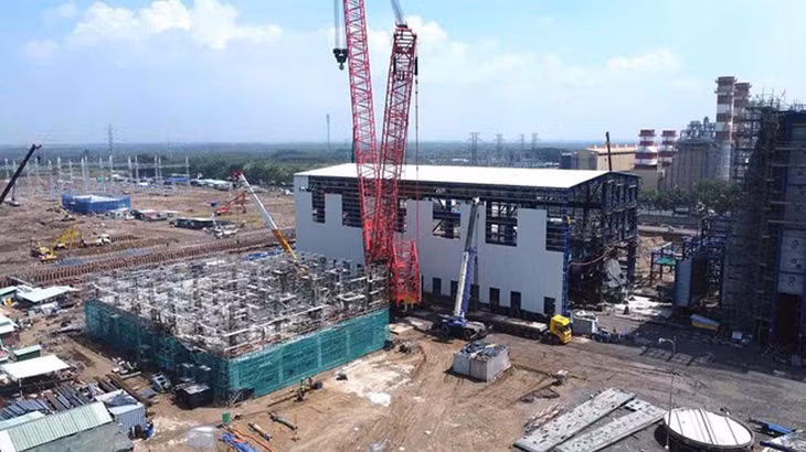 Thi công Nhà máy điện Nhơn Trạch 3 và 4 ở Đồng Nai