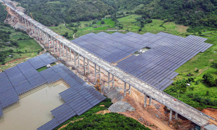 Cầu số 3 - cầu cao nhất cao tốc Cam Lâm - Vĩnh Hảo Cầu số 3 - cầu cao nhất cao tốc Cam Lâm - Vĩnh Hảo