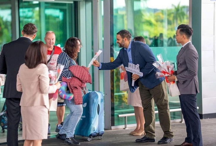 Du khách Cộng hòa Séc tại sân bay quốc tế Phú Quốc (Kiên Giang)