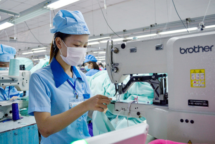 Công nhân đang làm việc tại nhà máy may của Garmex Sài Gòn Công nhân đang làm việc tại nhà máy may của Garmex Sài Gòn