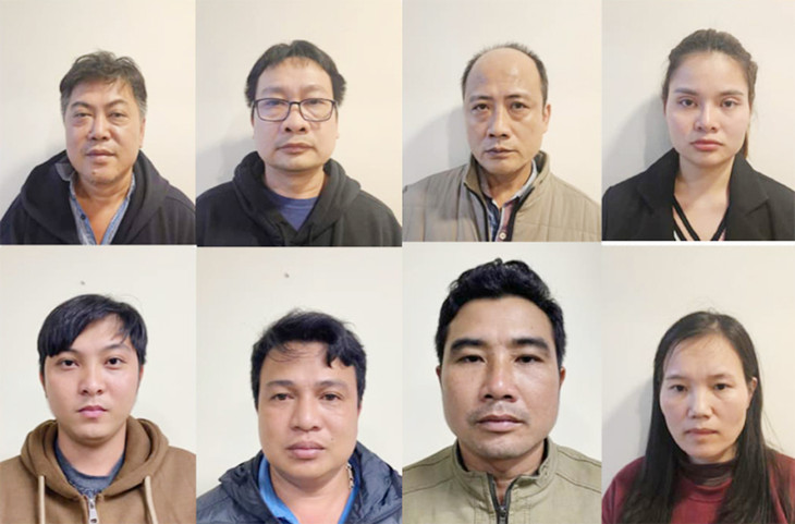 Một số bị can trong vụ án Một số bị can trong vụ án