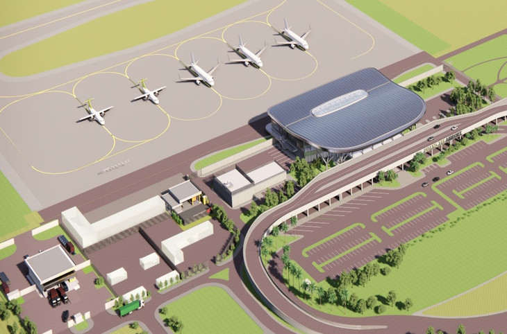 Phối cảnh Cảng hàng không Quảng Trị. Phối cảnh Cảng hàng không Quảng Trị.